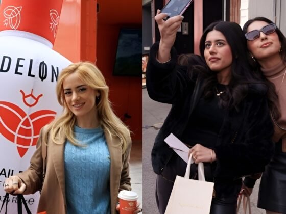 Modelones Brings Santa & ‘Paw-some’ Reindeer Pups to NYC Streets for Free Holiday Glam