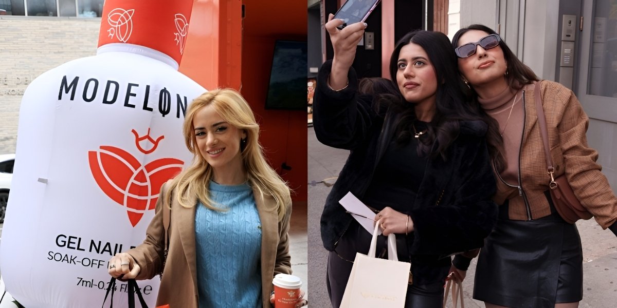 Modelones Brings Santa & ‘Paw-some’ Reindeer Pups to NYC Streets for Free Holiday Glam