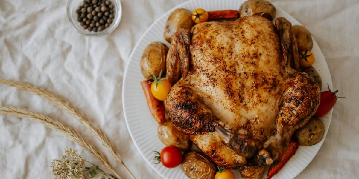 Roast chicken at a New York bistro